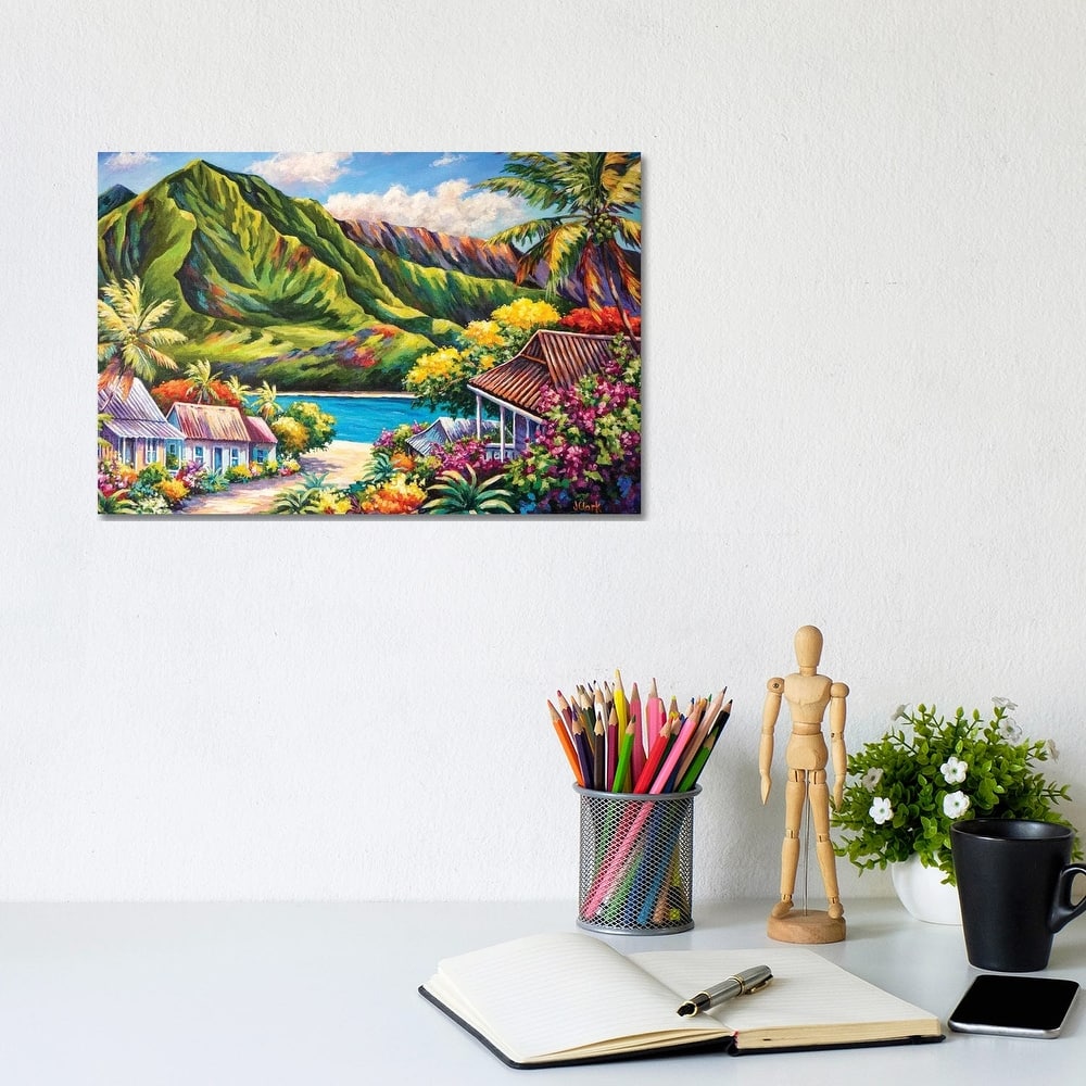 iCanvas "Hanalei In Bloom" by John Clark Canvas Print