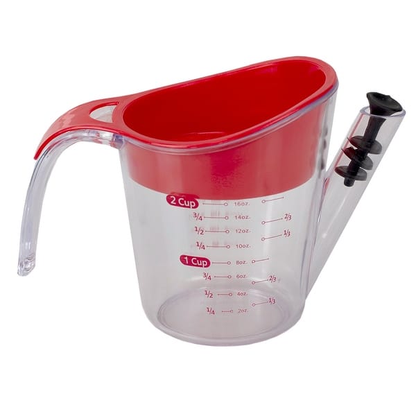 2 Cup Plastic Fat Separator Handle Red - Bed Bath & Beyond - 29343640
