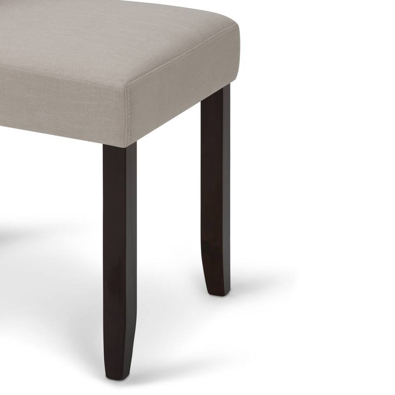 WYNDENHALL Normandy Transitional Parson Dining Chair (Set of 2) - 18.1"w x 18.5" d x 39.4" h