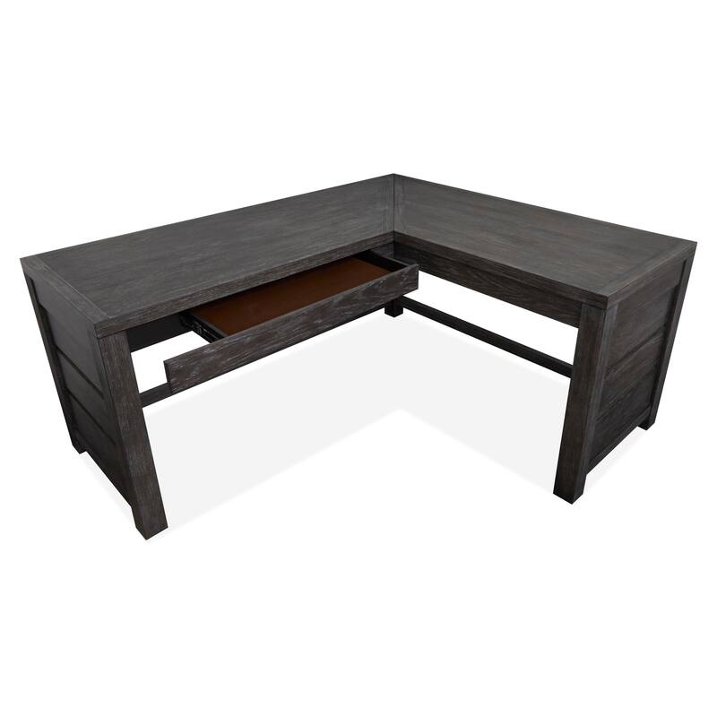 Magnussen Home Plum Creek Ravenwood Black L-Desk