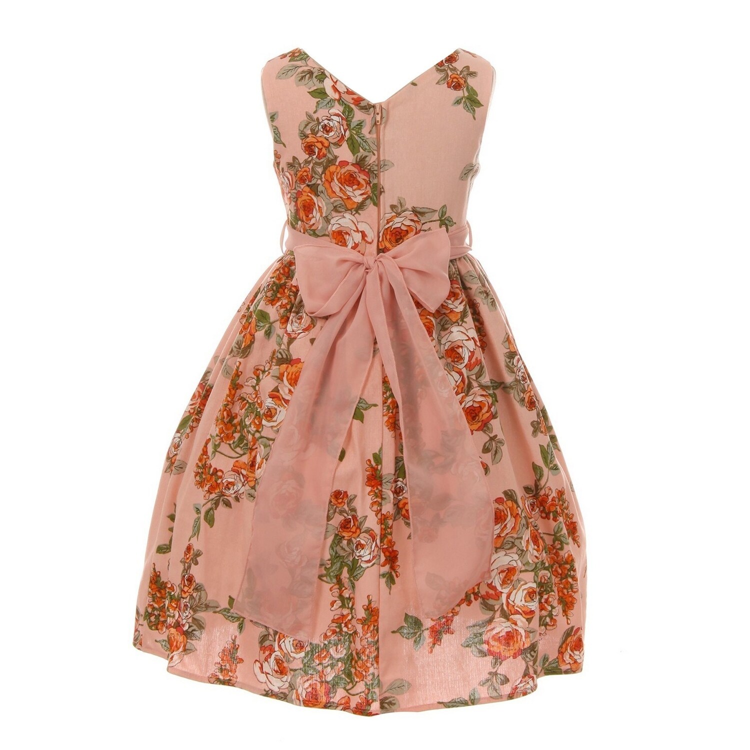 blush linen dress
