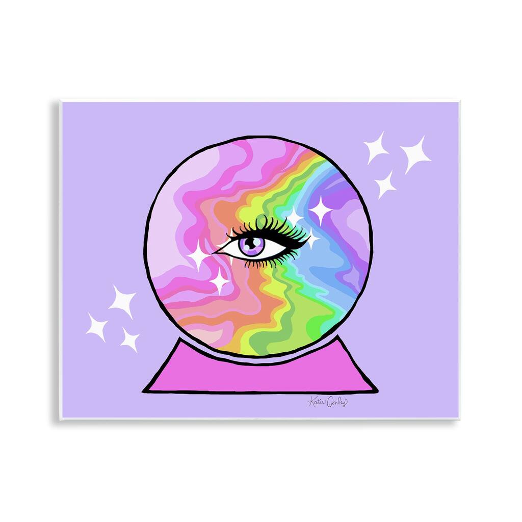 Stupell Mystical Crystal Ball Eye Wall Plaque Art Design By Katie Conley
