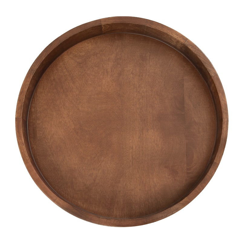 Kate and Laurel Avery Round Wood Side Table
