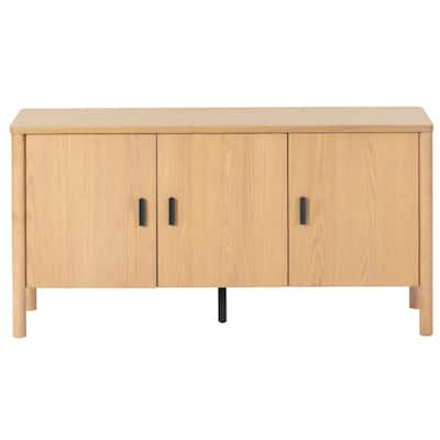 SAFAVIEH Couture Jaylessa Wood 3 Door Sideboard - 58"W x 18"D x 30"H
