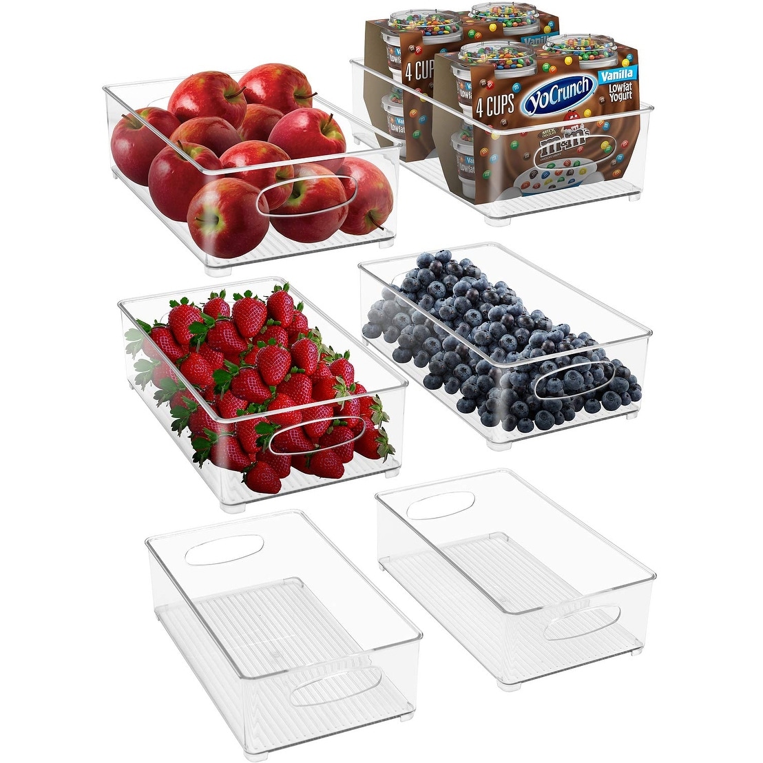 StorageBud Refrigerator Organizer Bins - Stackable Fridge Storage  Containers - 14 Piece Set - On Sale - Bed Bath & Beyond - 27128906