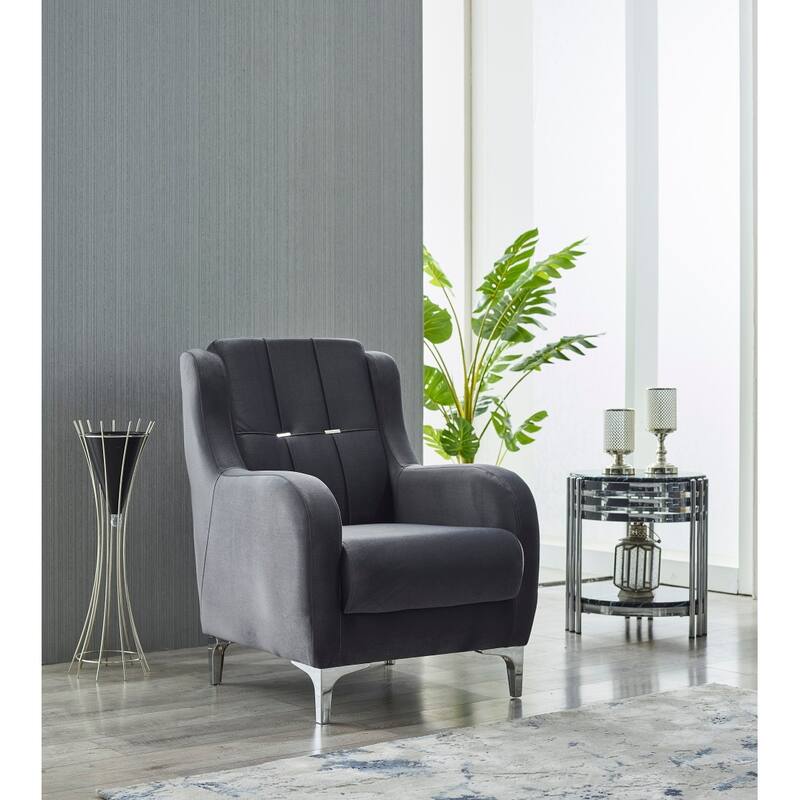 Angola 4-Pieces Comfortable Sleeper Modern One Sofa One Loveseat Two Chair Living Room Set