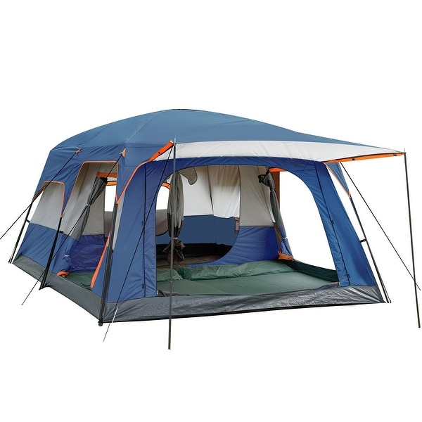 Large Tent 10-12-14 Person(B),Family Cabin Tents,2 Rooms,3