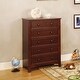 preview thumbnail 1 of 6, Hae Traditional Solid Wood 5-Drawer Chest by Furniture of America Cherry