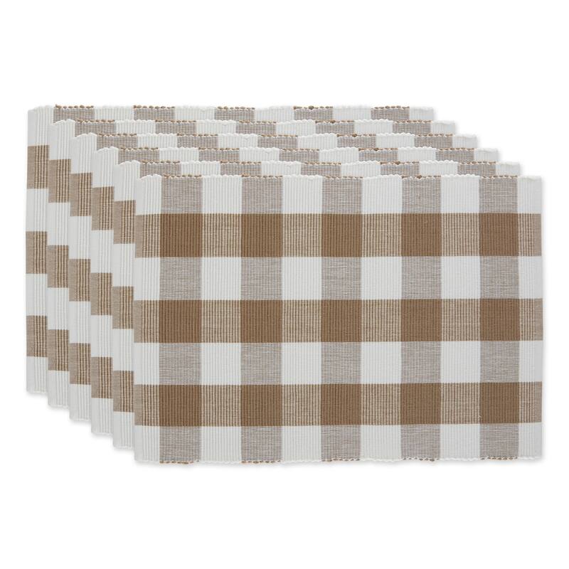 DII Vintage Red Buffalo Check Napkin (Set of 6)