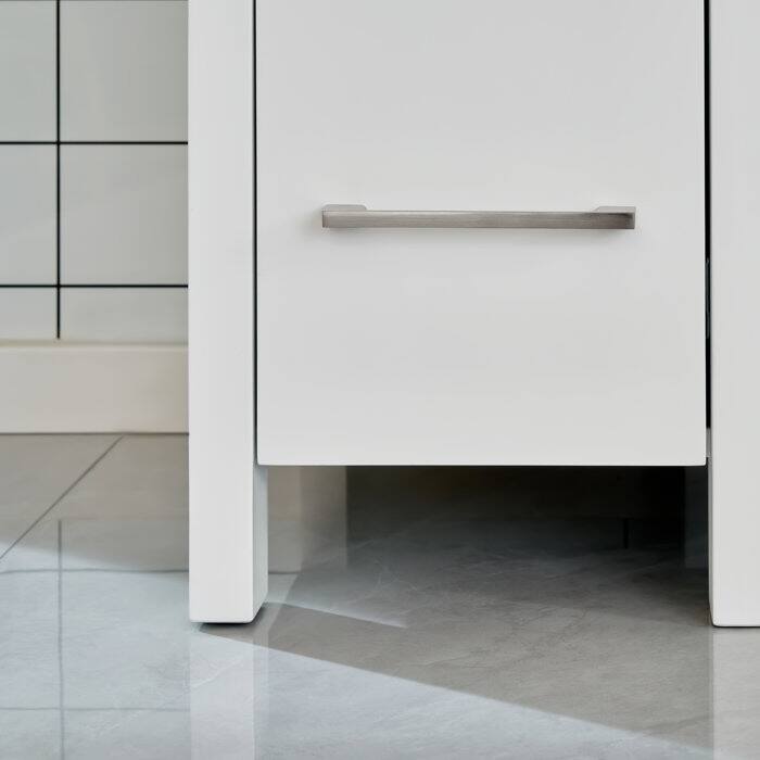Vanity Art 72 in. Double Sink Bathroom Vanity with Top and Mirrors - 72 X 18.1 X 35.8