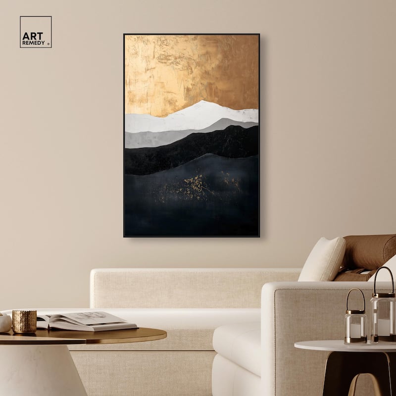 Golden Vista II Canvas by Art Remedy