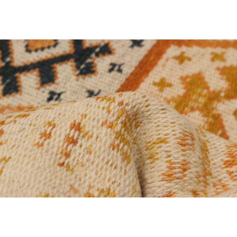 Ankara FW Cream Kilim 5'2" x 7'7" - 5'2 x 7'7