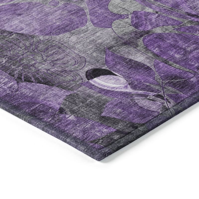 Malu Artistic Abstract Weather Resistant Timeless Fusion Outdoor Rug