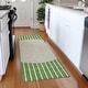 preview thumbnail 74 of 132, Premium Washable Super Soft Modern Zen Mayfield Rug Green - 2'3" x 7'6"
