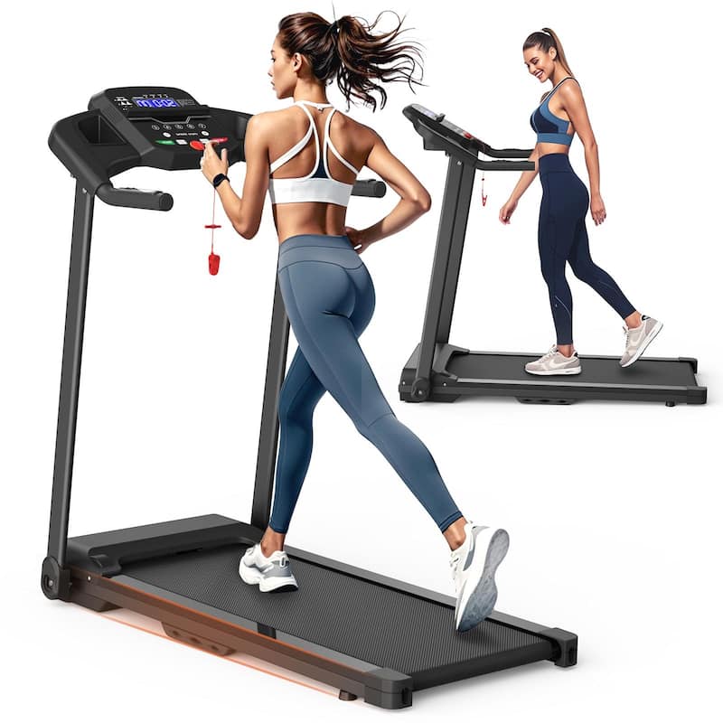 Home Gym Foldable Treadmill, 2.5HP Electric Treadmill, Max 265 LBS Weight Treadmill for Running Walking Jogging