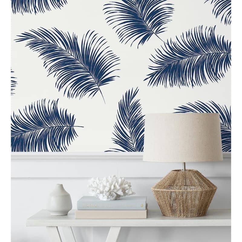 Luxe Haven Tossed Palm Peel and Stick Wallpaper