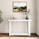 preview thumbnail 14 of 28, Plank and Beam Classic Console Table with Shelf - 46"