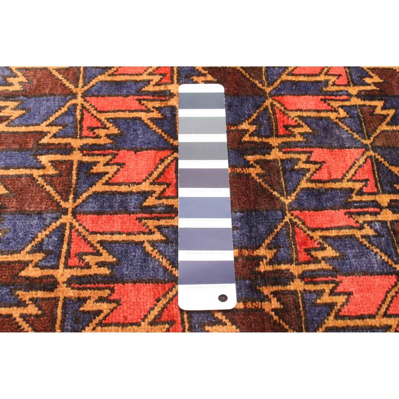 ECARPETGALLERY Hand-knotted Teimani Dark Navy Wool Rug - 2'11 x 4'0