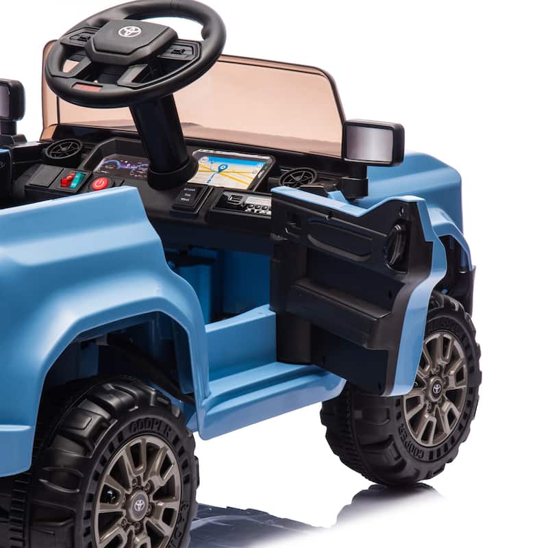 12V Kids Ride On Car W/Parents Control,Licensed Toyota LC250 2024,Four-wheel suspension,Adjustable volume,For Kids Aged 2-4