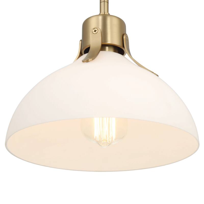 Delano Metal and Etched Glass Ceiling Light - 10.0"L x 10.0"W x 8.4"H