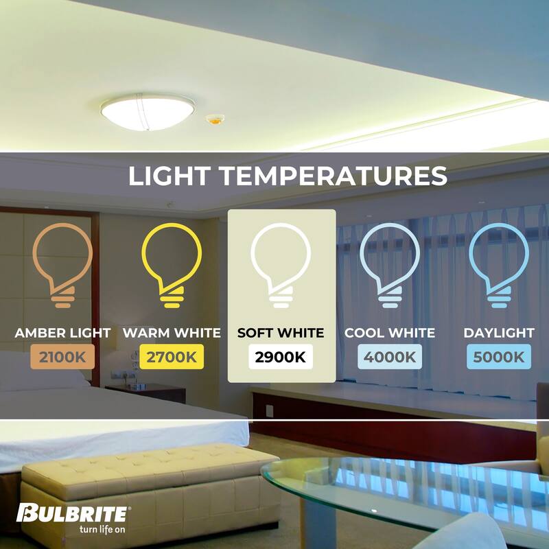 Bulbrite Pack of (5) 120V Dimmable T4 Halogen Mini Light Bulbs with Bi-Pin (G9) Base, 2900K Soft White Light