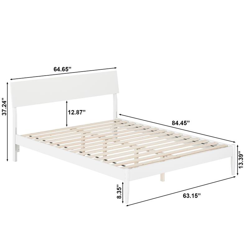 Bradford Platform Bed with Adjustable Headboard