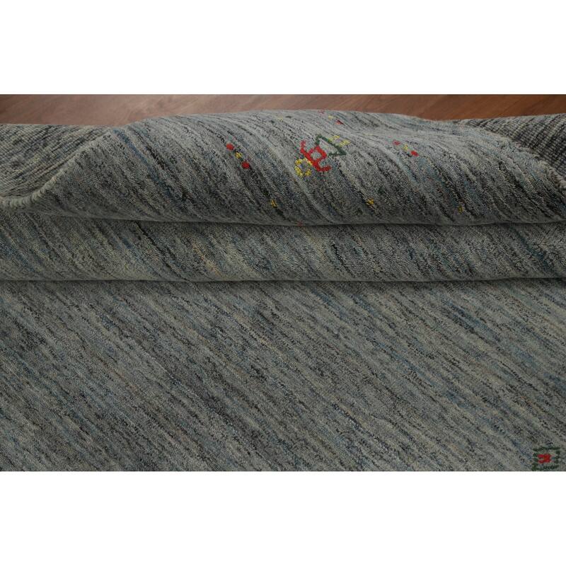 Hand Knotted Oriental 100% Wool Carpet Tribal Tribal Multi-Colored Gabbeh Area Rug - 7' 11'' X 5' 3''