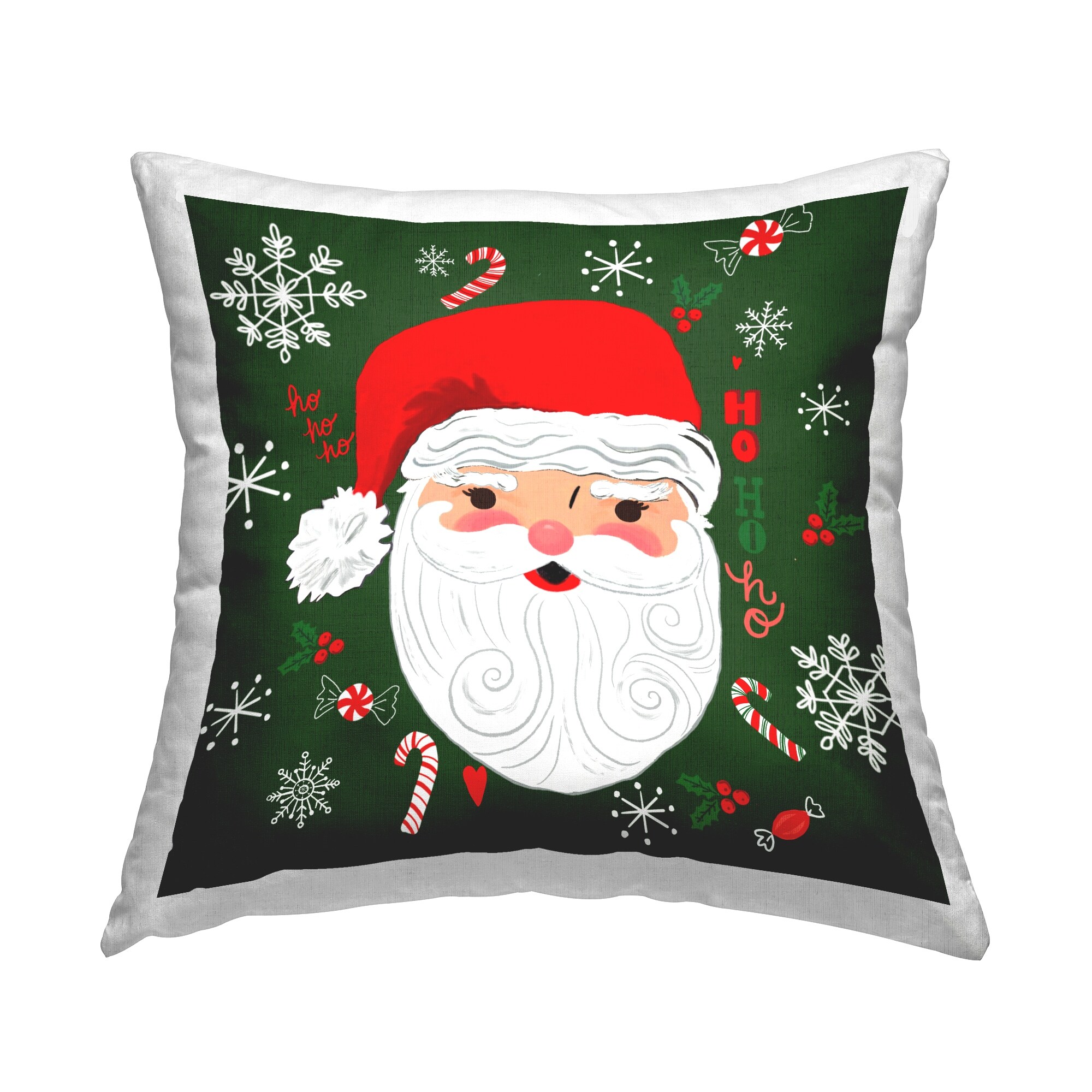 Santa claus throw pillows 2025