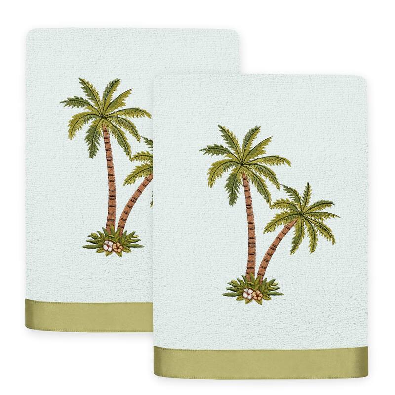 Authentic Hotel and Spa Turkish Cotton Palmera 2 PC Hand Towel Set