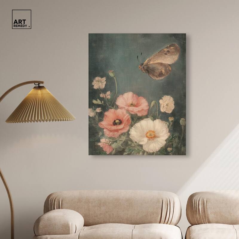 Shadowed Flutter II Canvas by Art Remedy, Gallery Wrapped
