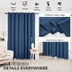 preview thumbnail 23 of 33, Deconovo Linen Blackout Curtains and Drapes for Bedroom 2 Panels