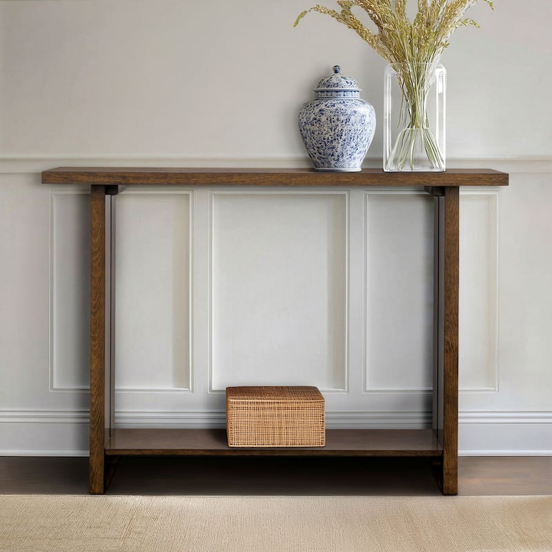 Martha Stewart Shiloh Console Table - 47.75"W x 16.75"D x 34"H