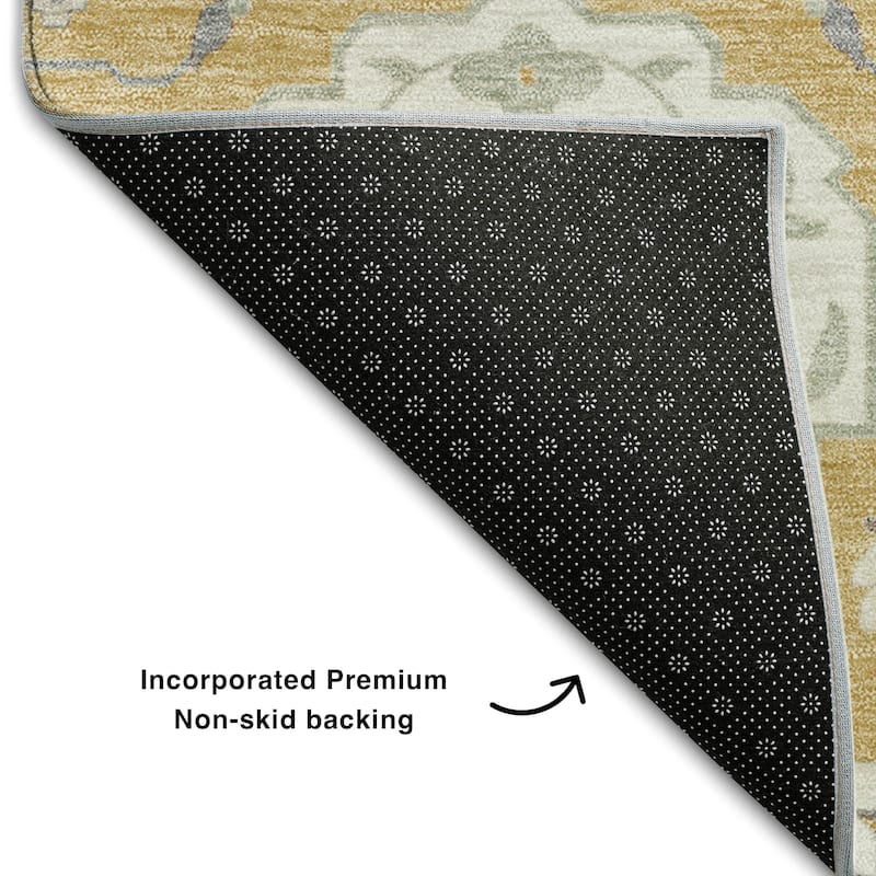 Premium Washable Super Soft Traditional Majestic Mayfield Rug