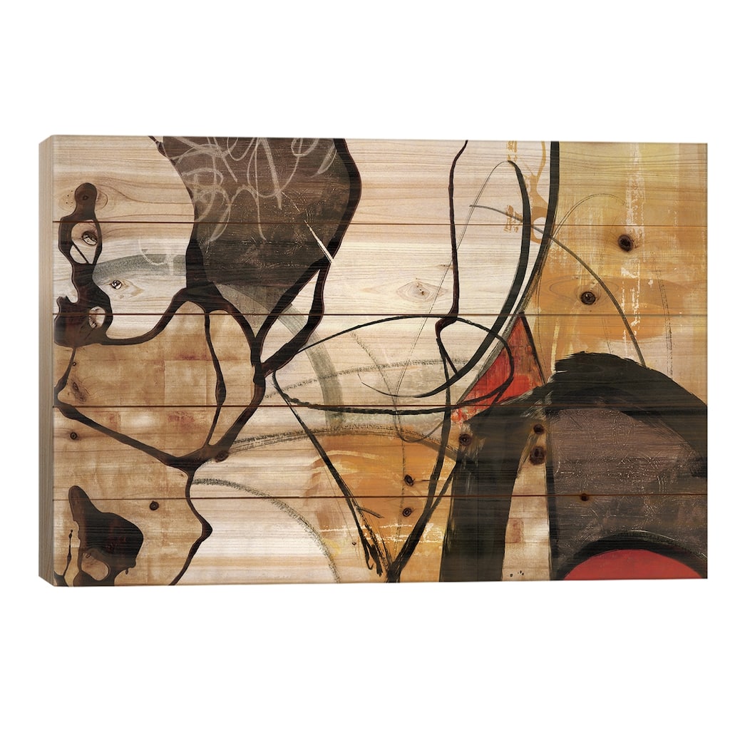 Steam Print On Wood by PI Galerie - Multi-Color