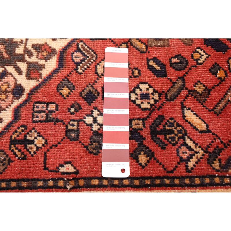 ECARPETGALLERY Hand-knotted Konya Anatolian Red Wool Rug - 3'2 x 9'9