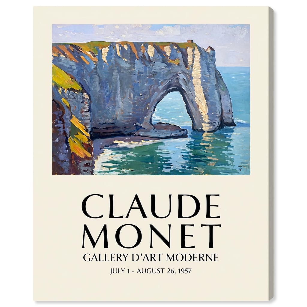 Seascape at Etretat Canvas by Art Remedy, Gallery Wrapped