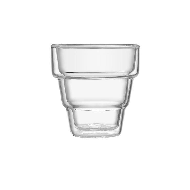 JoyJolt Palo Double Wall Espresso Glasses, 3 Oz