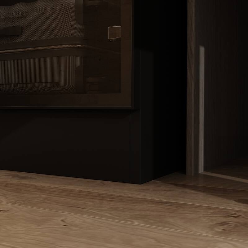 Modern Aluminum Framed Wardrobe: Spacious Design with LED Armoires