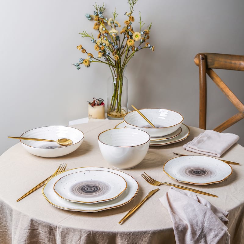 Christian Siriano Luma Porcelain Dinnerware Set