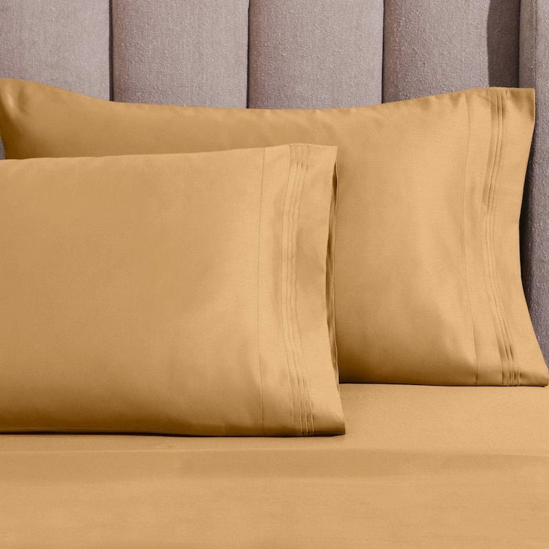 Blue Nile Mills 1500 Thread Count Egyptian Cotton Deep Pocket Solid Sheet Set