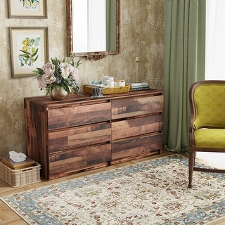 6 Drawer Dresser, Wood Storage Cabinet - Bed Bath & Beyond - 37210152