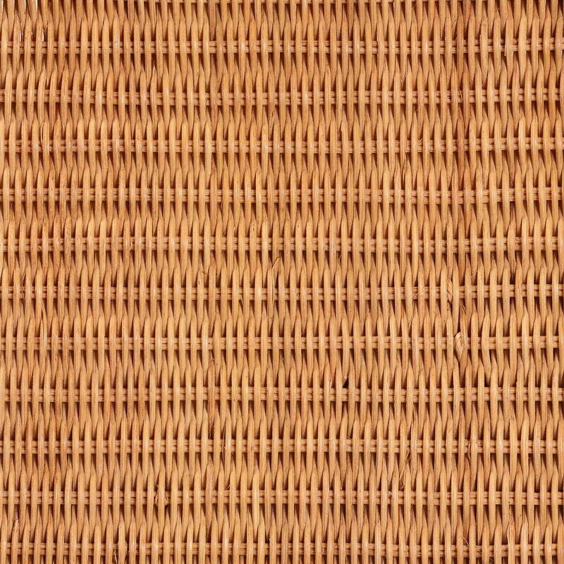 Ayleen Natural Rattan Basket Set with Scalloped Lids - Handwoven Wicker Storage Boxes, Boho Coastal Home Décor, 3-Piece Set