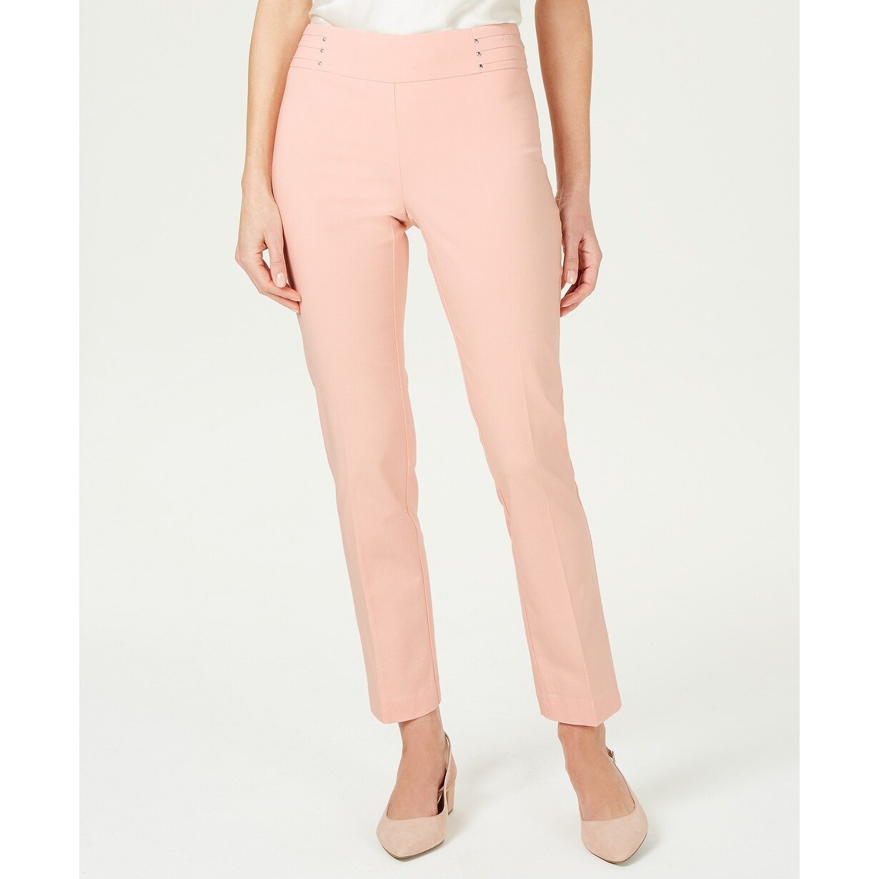 jm collection studded pull on pants
