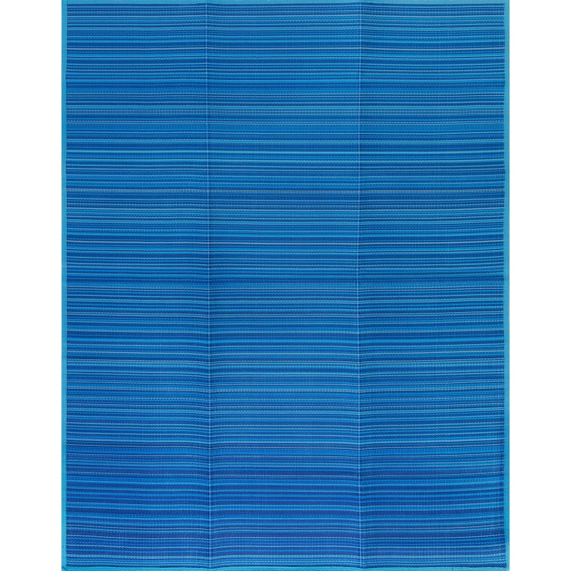 Lalune Beach Stripe Indoor Outdoor Area Rug
