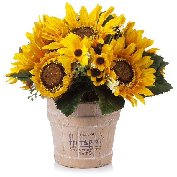 Fake sunflowers outlet for sale