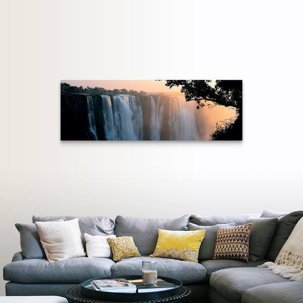 Victoria Falls Zimbabwe Africa Canvas Wall Art Overstock 16470534