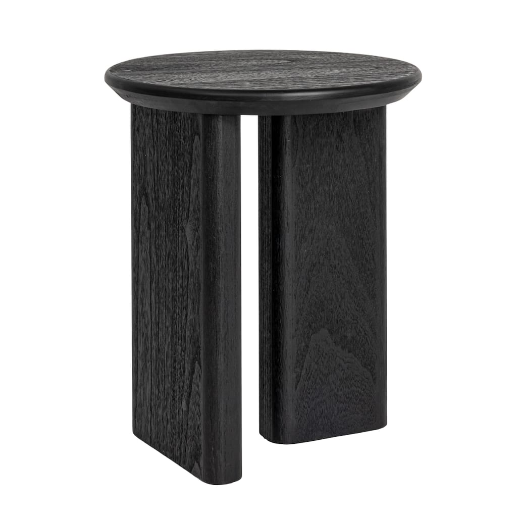 Asymmetrical Firwood End Table
