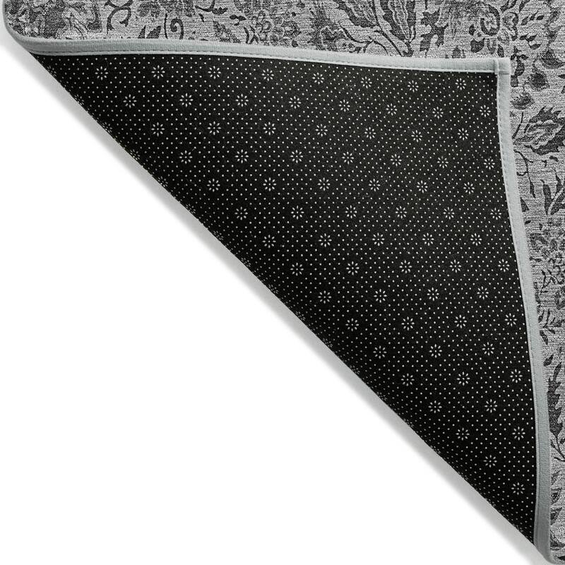 HomeRoots Floral Transitional Rectangle Outdoor Rug