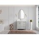 preview thumbnail 54 of 128, Willow Collections 36 in x 22 Aberdeen Freestanding Left Offset Sink Bathroom Vanity with Quartz or Marble Countertop
