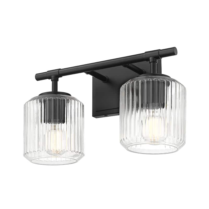 Z-Lite Landon 2 Light Vanity - Matte Black
